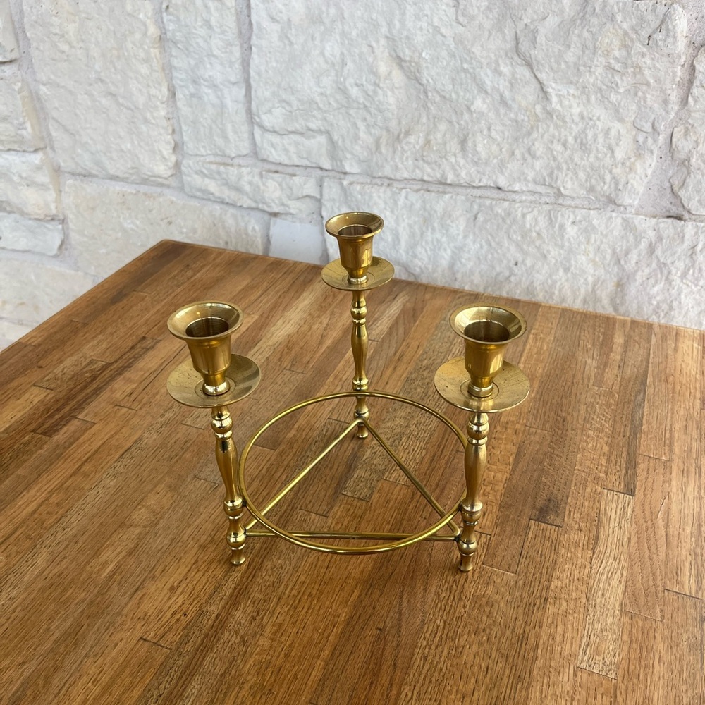 Elegant vintage Brass Candle Holder
